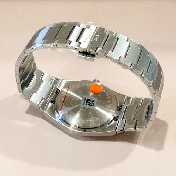 Tissot Men's Blue Swiss PRX Stainless Steel Bracelet Watch 40mm - Picture 6 of 10